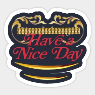 nice day art Sticker